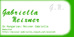 gabriella meixner business card